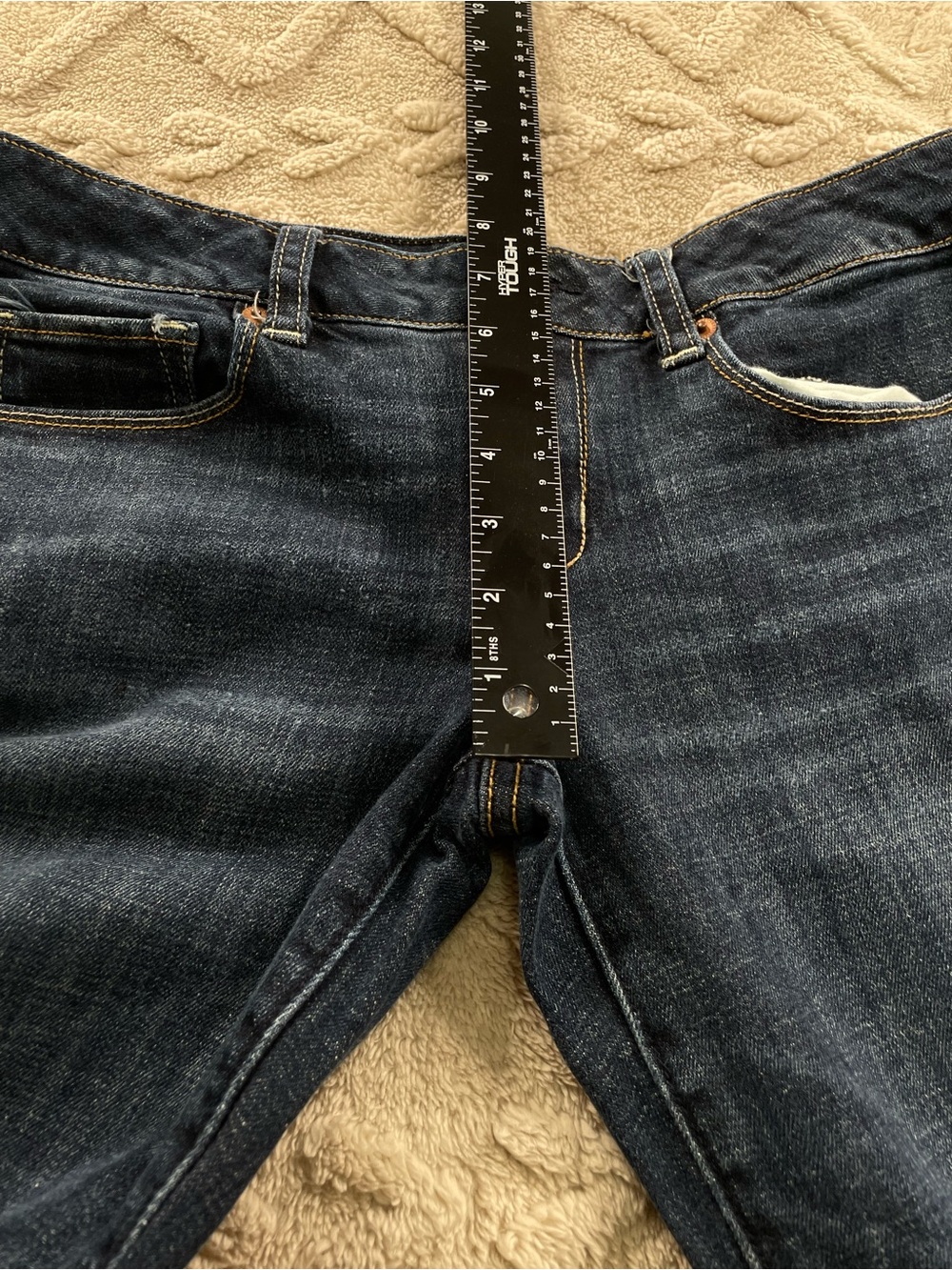 American Eagle Outfitters   Blue Flare Jeans
Size 10 Short Weekender - Picture 7 of 10